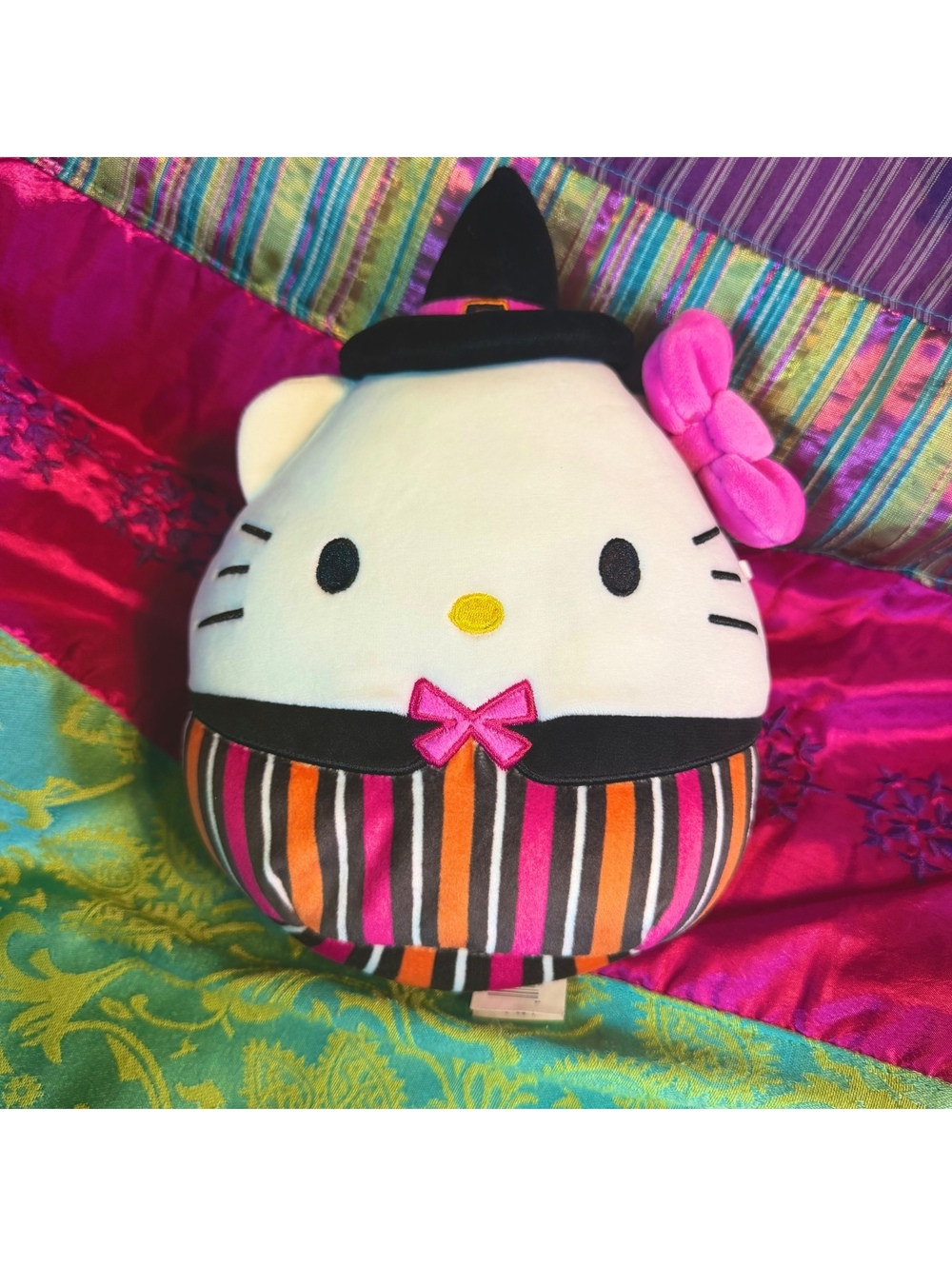 Hello Kitty Sanrio Halloween Witch Plush Doll 8” Squishmallow